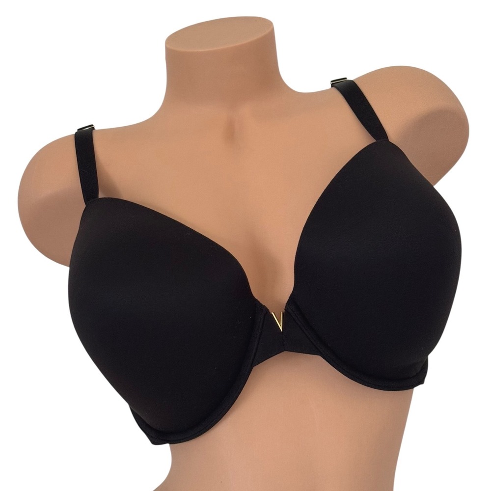 VICTORIA'S SECRET 40DDD Love Cloud Lightly Lined Demi Smooth Bra‎ Black